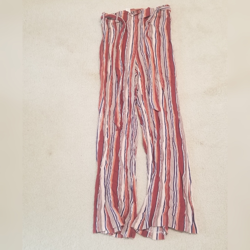 F21 xs wide legged/flowy striped Palazzo pants